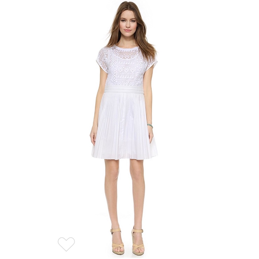 Madewell Geo-lace eyelet dress